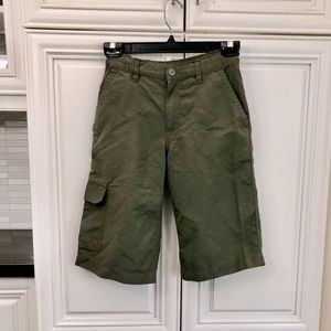 MEC youth army green hiking shorts
